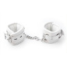 BDSMaster Menottes de chevilles Cuff Bomb Blanches 